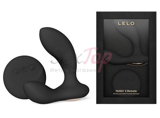 Масажер простати LELO Hugo 2 Remote Black - фото товару 2