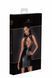 Сукня Noir Handmade F241 Short dress with powerwetlook skirt and tulle top - XL &mdash; фото 7 з 8