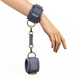 Преміум наручники LOVECRAFT блакитні, натуральна шкіра, в подарунковій упаковці SO3294 фото 3