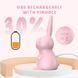 Вакуумный клиторальный вибратор белый Cnt Kissing Bunny &mdash; фото 8 из 8