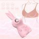 Вакуумный клиторальный вибратор белый Cnt Kissing Bunny &mdash; фото 7 из 8