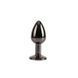 Анальная пробка черного цвета с радужным кристаллом Chisa Tungsten Gem Butt Plug размер Small &mdash; фото 2 из 6