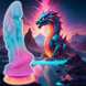 Фантастичний фалоімітатор на присосці різнокольоровий Beasty Cocks Mystic Dragon &mdash; фото 10 з 11