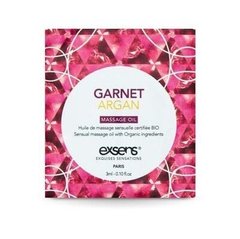 Пробник массажного масла EXSENS Garnet Argan 3мл  1