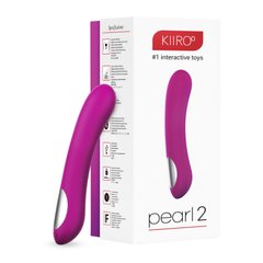 Интерактивный вибростимулятор точки G Kiiroo Pearl 2 Purple Фиолетовый 1