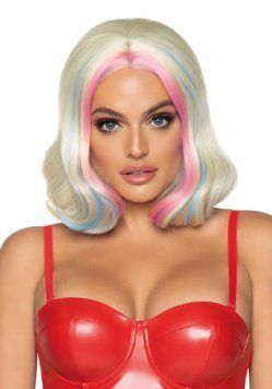 Парик Харли Квинн Leg Avenue Harley wavy bob wig, короткий, 36 см,  - 1