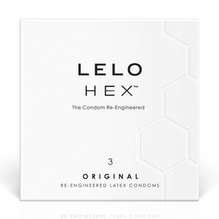 Презервативы LELO HEX Condoms Original 3 Pack, тонкие и суперпрочные SO8130 фото