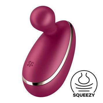 Вібратор для зовнішньої стимуляції Satisfyer Spot On 1 Berry, гнучкий відросток,  - 1