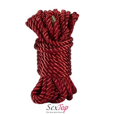 Розкішна мотузка для Шибарі Zalo Bondage Rope Red SO8235 фото