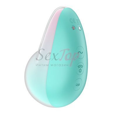 Вакуумний стимулятор з вібрацією Satisfyer Pixie Dust Mint/Pink - фото товару 4