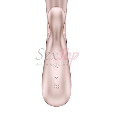 Смарт вибратор-кролик с подогревом Satisfyer Hot Lover Nude &mdash;  фото товара 3