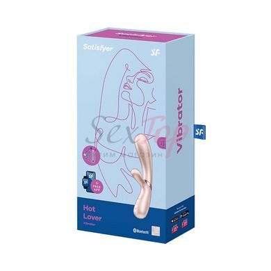 Смарт вибратор-кролик с подогревом Satisfyer Hot Lover Nude &mdash;  фото товара 4