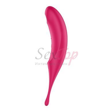 Вибратор для клитора с вакуумной стимуляцией Satisfyer Twirling Pro Red &mdash;  фото товара 2