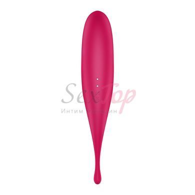 Вибратор для клитора с вакуумной стимуляцией Satisfyer Twirling Pro Red &mdash;  фото товара 4