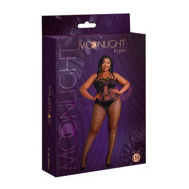 Бодістокінг Moonlight Plus Model 04 XL-XXXL Black, з доступом - фото товару 5