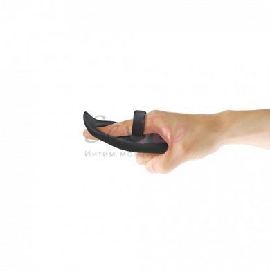 Вибратор на палец Love To Love Tickle me - BLACK ONYX перезаряжаемый, 3 варианта использования,  - 5