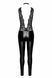 Комбинезон Noir Handmade F298 Libido Deep-V catsuit with collar and pearl chain - S &mdash; фото 5 из 8