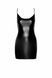 Сукня Noir Handmade F307 Mirage wetlook mini dress with jewelry rhinestone chain - L &mdash; фото 4 з 8