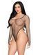 Боді Leg Avenue High-Cut Industrial Net Bodysuit One Size Black &mdash; фото 1 з 5