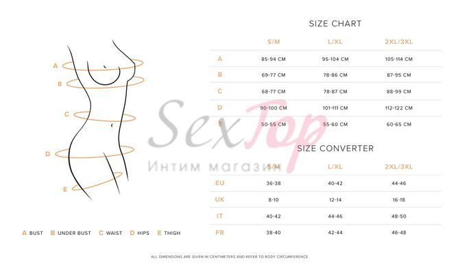 Трусики Obsessive Dominna crotchless thong 2XL/3XL &mdash;  фото товара 5