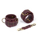 Премиум наручники LOVECRAFT фиолетовые, натуральная кожа, в подарочной упаковке SO3295 фото 2