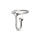 Уретральная вставка с кольцом Sinner Gear Unbendable - Sperm Stopper Solid, диаметр кольца 2,6см SO4583 фото 2