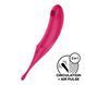 Вибратор для клитора с вакуумной стимуляцией Satisfyer Twirling Pro Red &mdash; фото 1 из 6