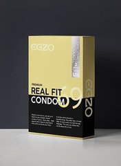 Щільнообтягуючі презервативи EGZO Real fit (упаковка 3 шт)  1