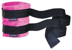Наручники Sportsheets Kinky Pinky Cuffs тканевые, с лентами для фиксации SO1313 фото