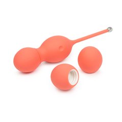 Смарт вагинальные шарики с вибрацией We-Vibe Bloom, диаметр 3,3 см, масса 45, 65, 80 г SO6922 фото