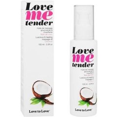 Массажное масло Love To Love - Love Me Tender, Noix De Coco (100 мл), аромат кокоса, без парабенов SO1613 фото