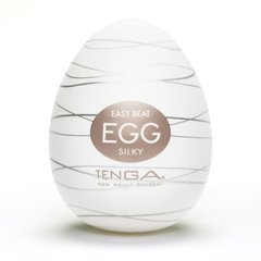 Мастурбатор яйцо Tenga Egg Silky Белый 1
