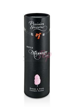 Масажна олія Plaisirs secrets Candy Floss (59 мл) з афродизіаками, їстівна, подарункове паковання - фото товару 3
