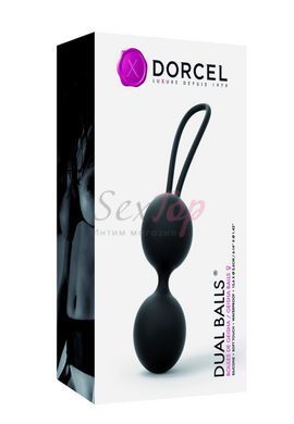 Вагинальные шарики Dorcel Dual Balls Black, диаметр 3,6см, вес 55гр &mdash;  фото товара 3