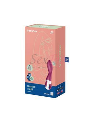 Смарт вибратор точки G Satisfyer Heated Thrill с функцией подогрева &mdash;  фото товара 4