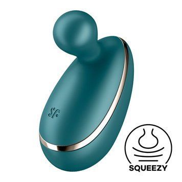 Вібратор для зовнішньої стимуляції Satisfyer Spot On 1 Green, гнучкий відросток,  - 1