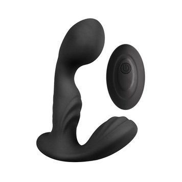 Вібромасажер простати S Pleasures Premium FUZZY, чорний, з рельєфом, 10 режимів вібрації,  - 1