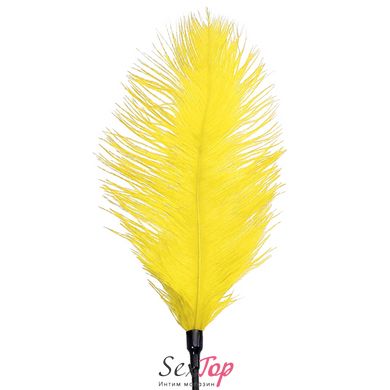 Лоскітка зі страусиним пером Art of Sex - Feather Tickler, колір Жовтий SO7136 фото