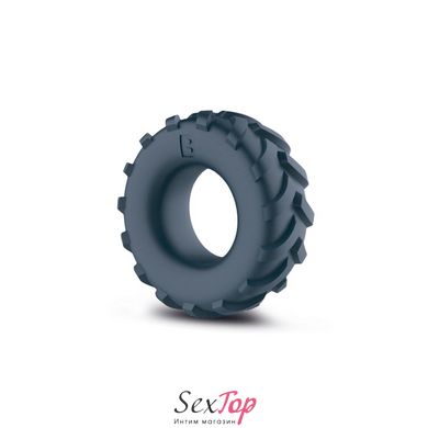 Ерекційне кільце Boners Tire Cock Ring - Grey SO8848 фото