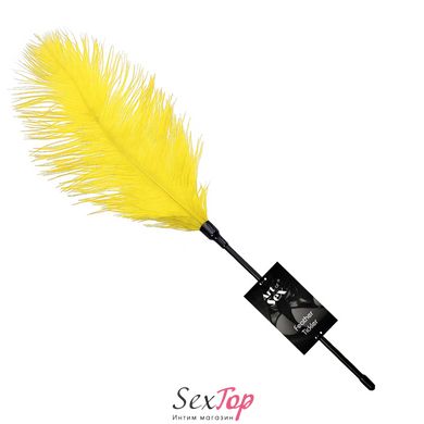Щекоталка со страусиным пером Art of Sex - Feather Tickler, цвет Желтый SO7136 фото