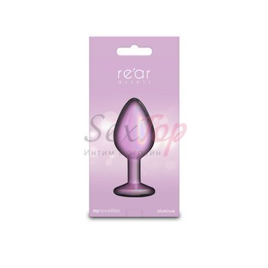 Анальна пробка NS Novelties Rear Assets - Iridescent Pink - Medium - Pink - фото товару 4