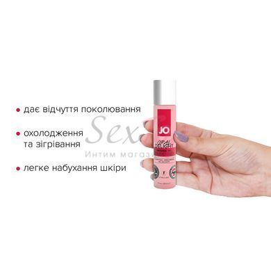 Гель для оральних пестощів JO Oral Delight &mdash; Strawberry Sensation (30 мл), ефект холод-тепло - фото товару 2