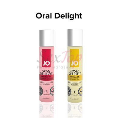 Гель для оральних пестощів JO Oral Delight &mdash; Strawberry Sensation (30 мл), ефект холод-тепло - фото товару 6