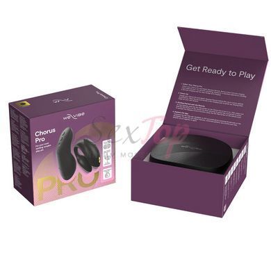 Смарт-вибратор для пар We-Vibe Chorus Pro Satin Black &mdash;  фото товара 12