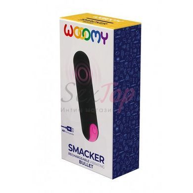 Віброкуля Wooomy Smacker, перезаряджувана, 10 швидкостей вібрації - фото товару 2