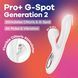 Вакуумный вибратор-кролик Satisfyer Pro+ G-Spot Generation 2 White &mdash; фото 7 из 8