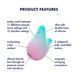 Вакуумний кліторальний стимулятор Satisfyer Mermaid Vibes Mint/Pink &mdash; фото 4 з 5