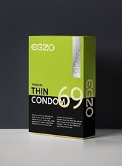 Тонкі презервативи EGZO Thin (упаковка 3 шт) SO3062 фото