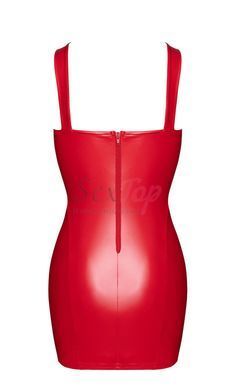 Сукня Noir Handmade F364 Bombshell Lace-Up Mini Dress Red M - фото товару 7