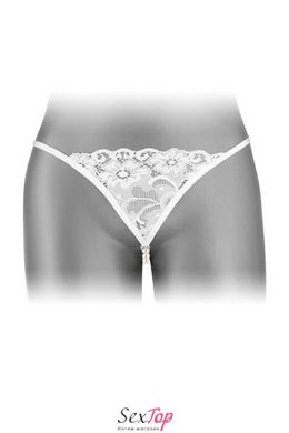 Трусики-стрінги з перлинною ниткою Fashion Secret VENUSINA White SO2249 фото